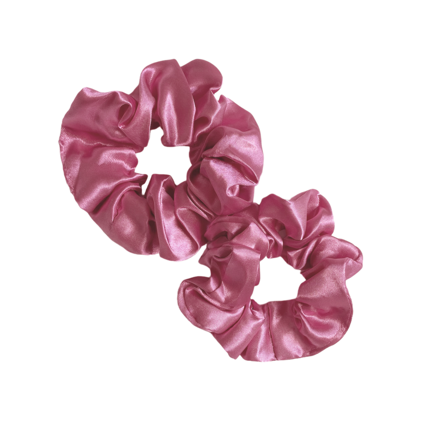 SATIN SCRUNCHIES 2PK