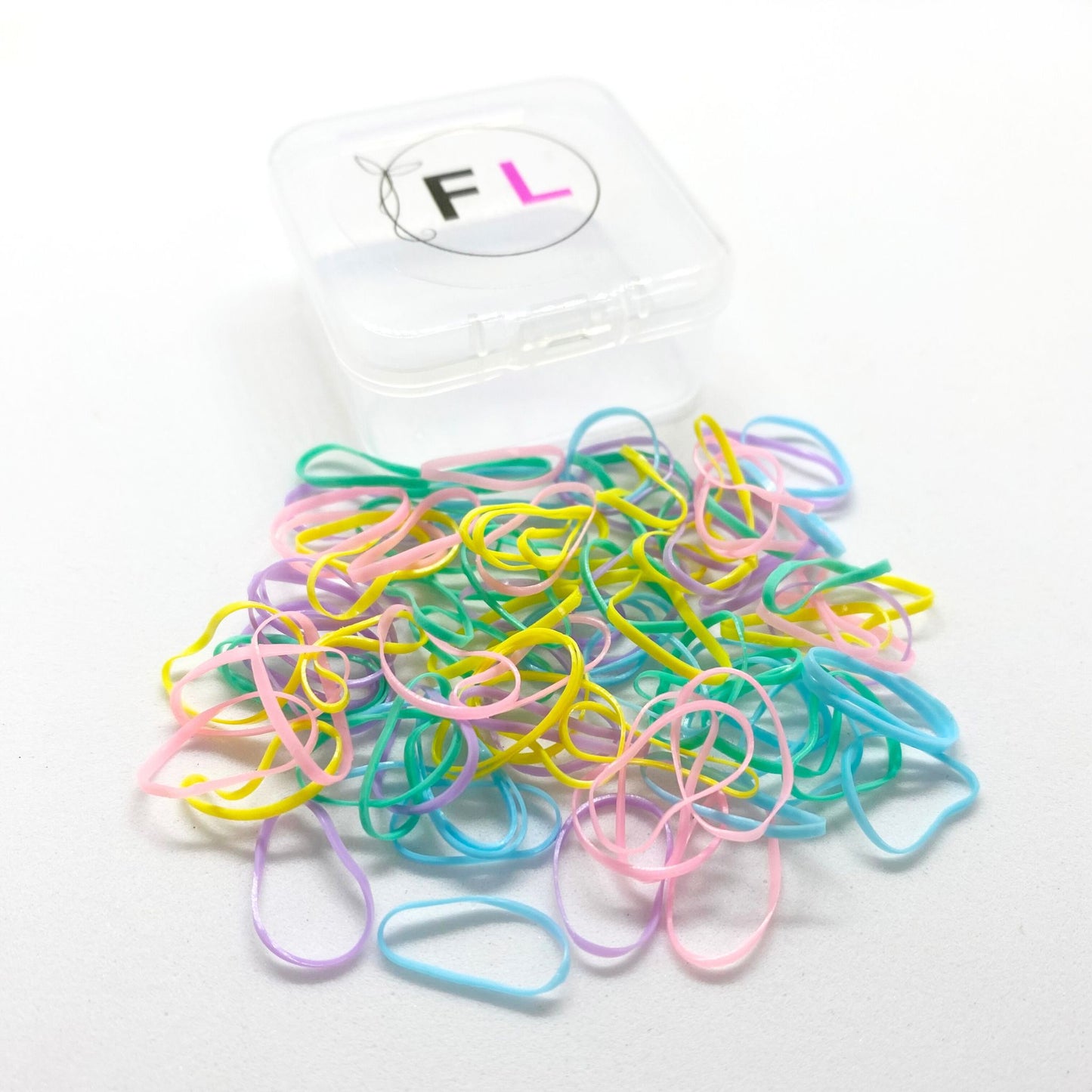 MINI ELASTIC HAIR TIES 100X