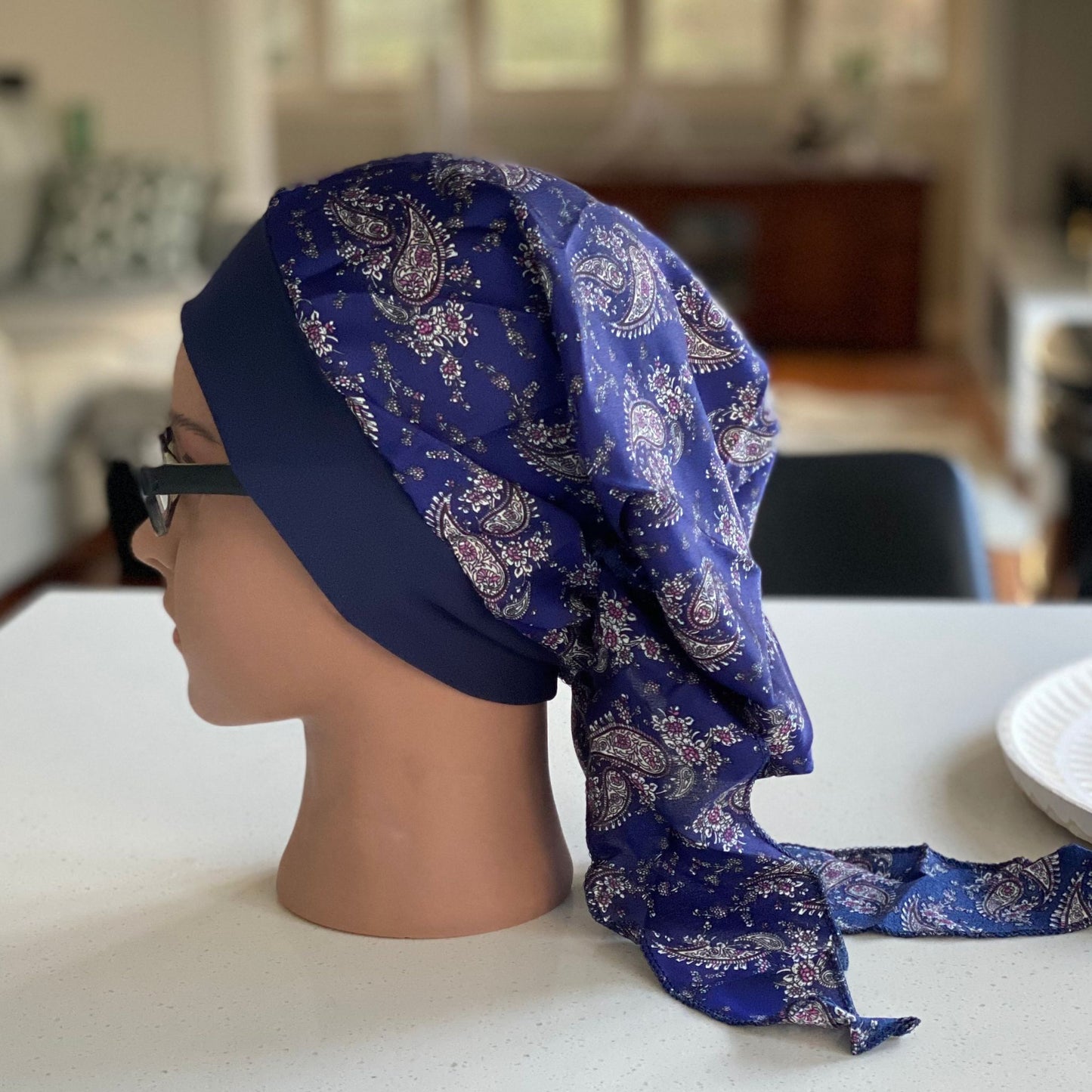 PRINTED SILKY CHEMO CAP