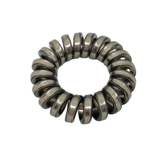 METALLIC SPIRAL HAIR TIES