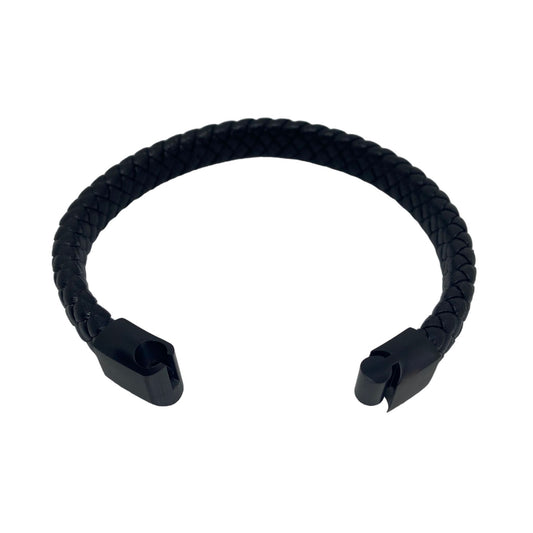 MEN'S WOVEN LEATHER BRACELET