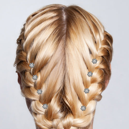 U-SHAPED RHINESTONE PINS 5X