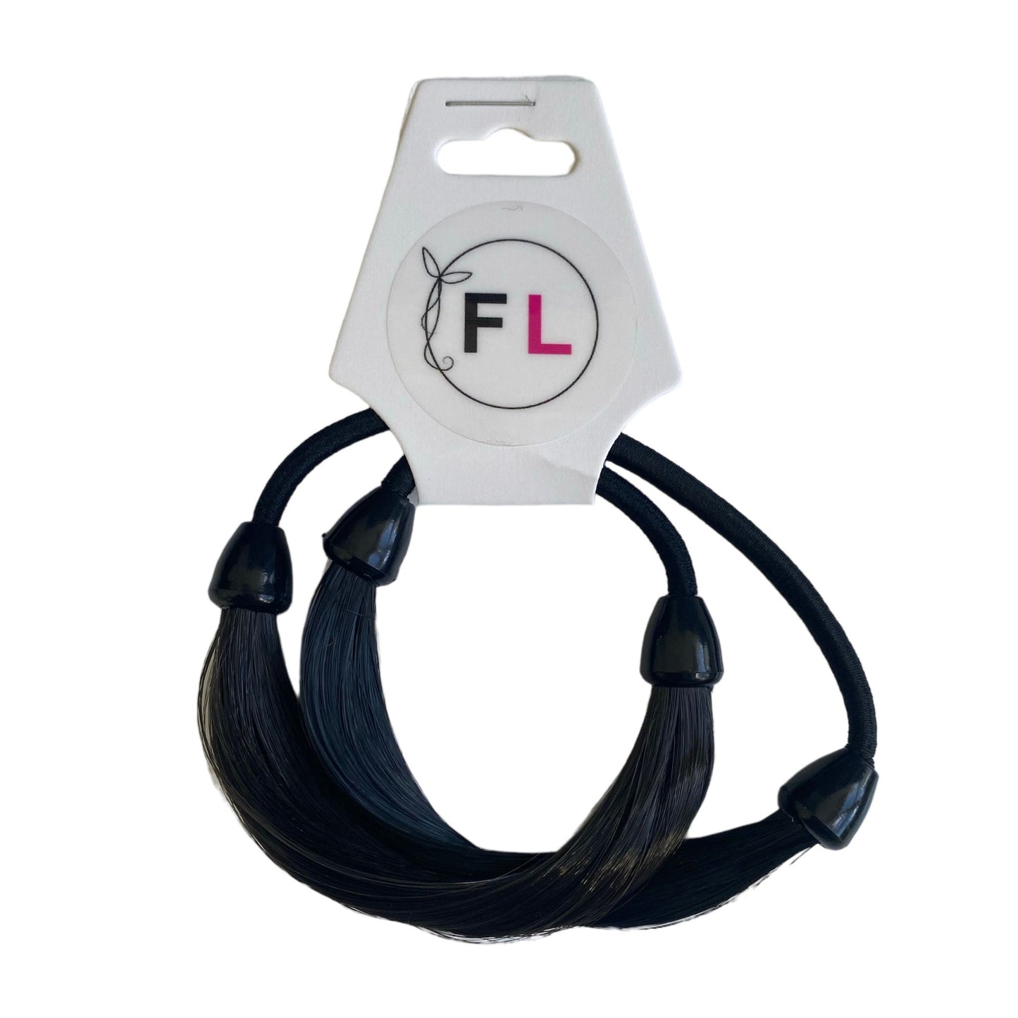 FAUX 'HAIR' TIES 2X