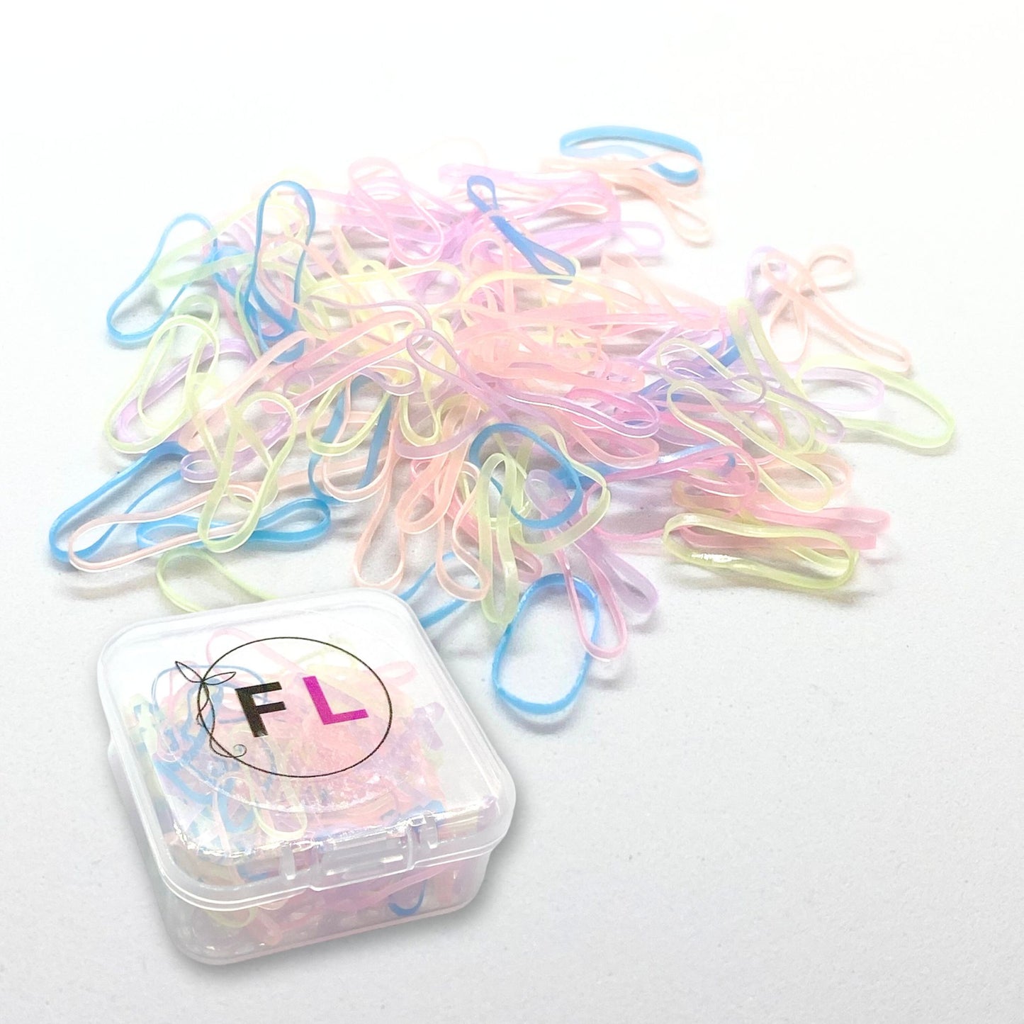 MINI ELASTIC HAIR TIES 100X