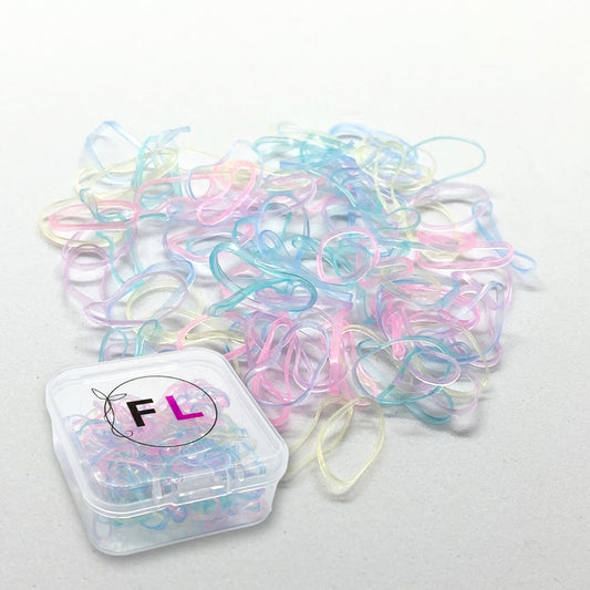 MINI ELASTIC HAIR TIES 100X