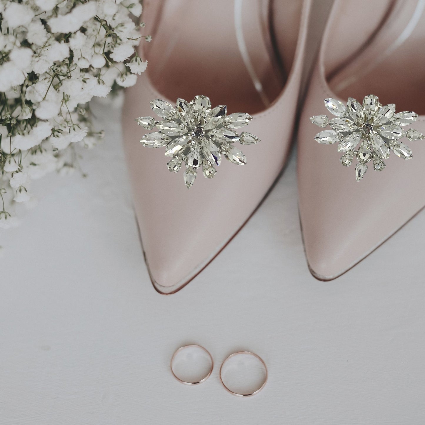 SHOE CLIPS SILVER