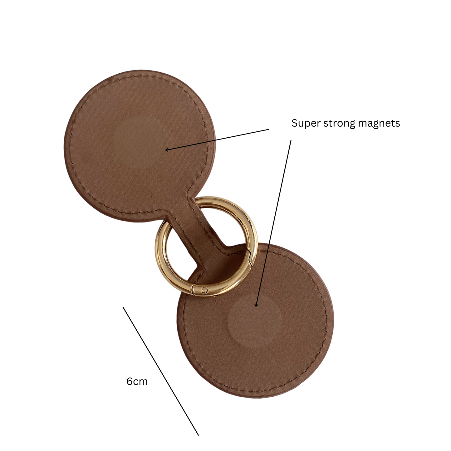 MAGNETIC ROUND HAT CLIP