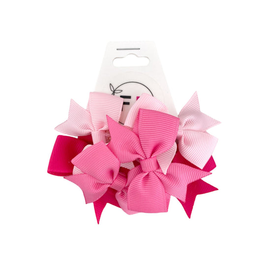 BABY BOW HAIR TIES 6X