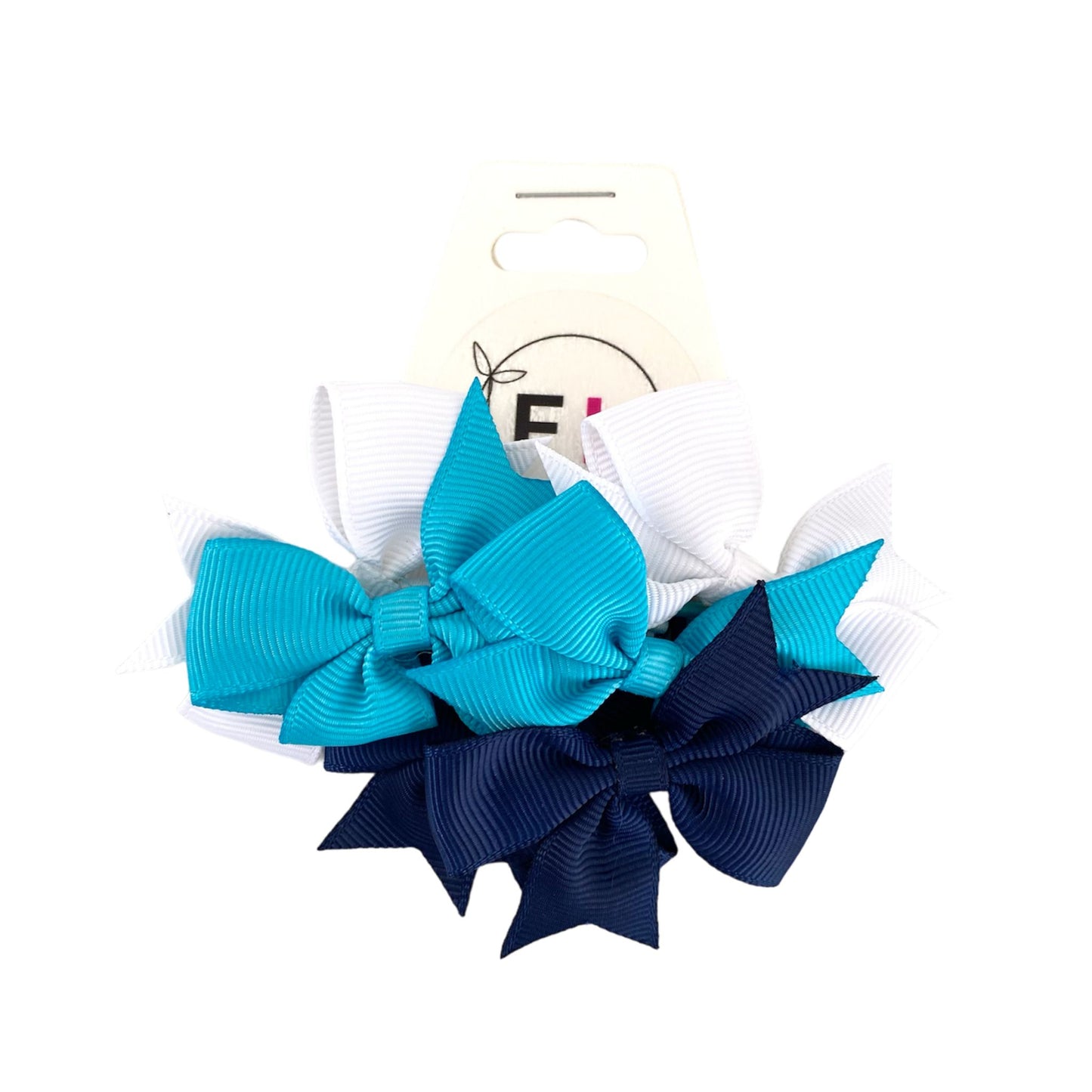 BABY BOW HAIR TIES 6X