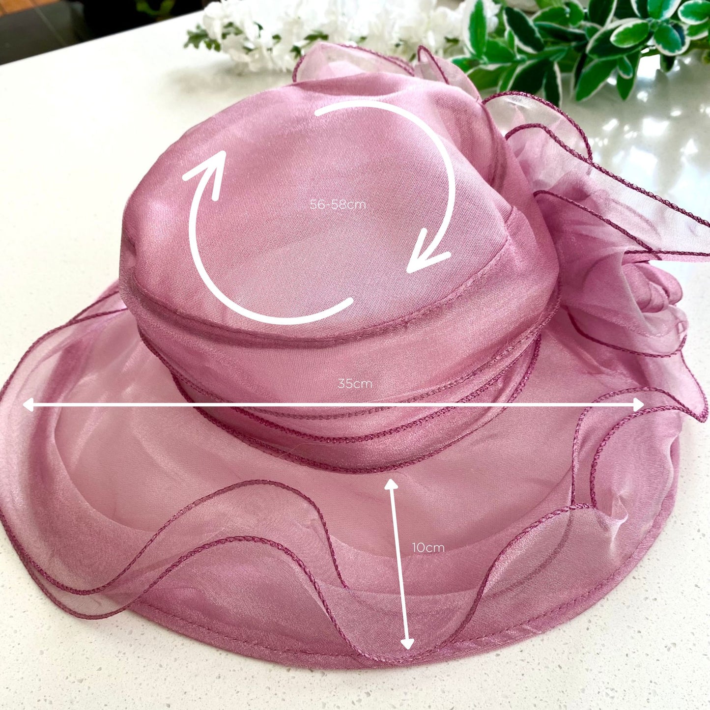 ORGANZA HAT