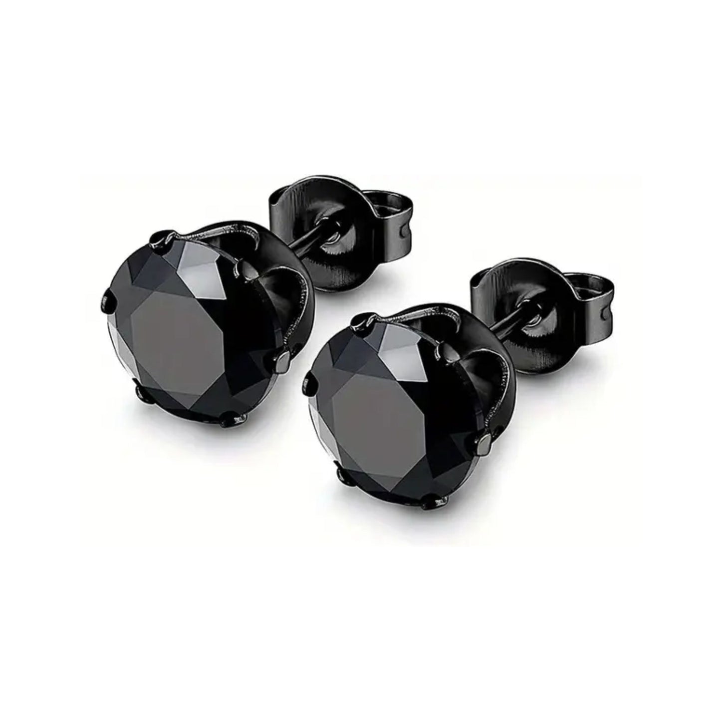 MATTE BLACK EARRINGS
