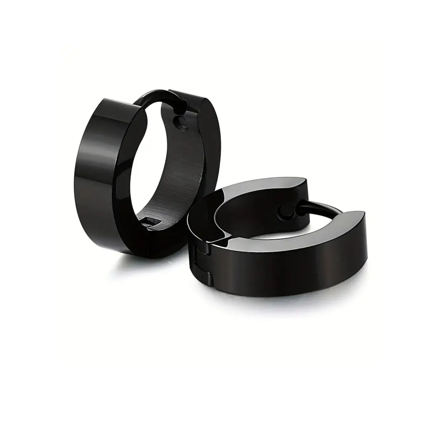 MATTE BLACK EARRINGS