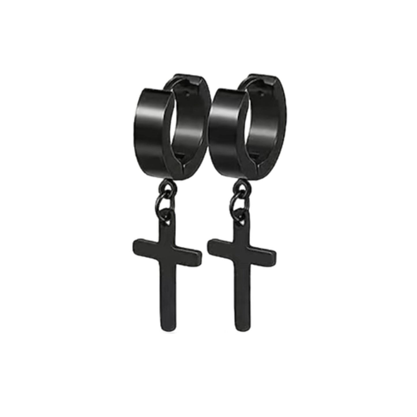 MATTE BLACK EARRINGS