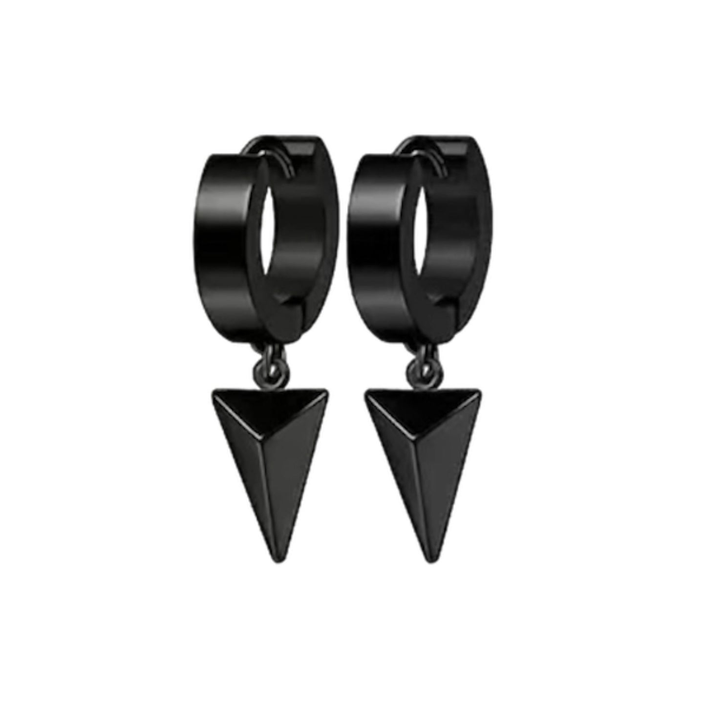 MATTE BLACK EARRINGS