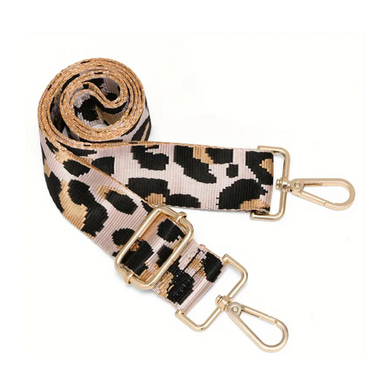 HANDBAG STRAP LEOPARD 1.4M