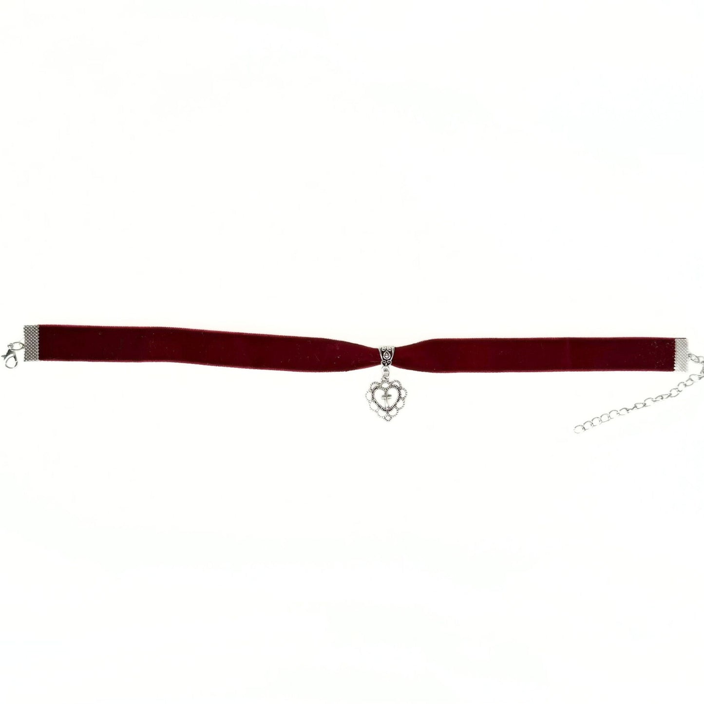 VELVET CHOKER WITH PENDANT