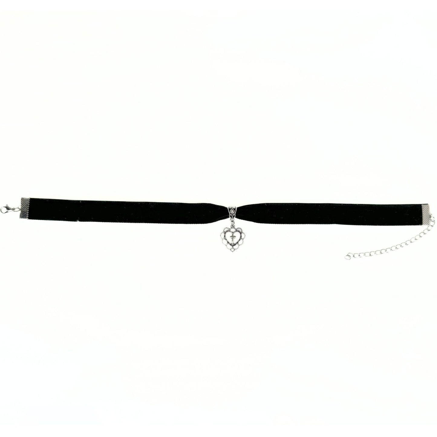 VELVET CHOKER WITH PENDANT