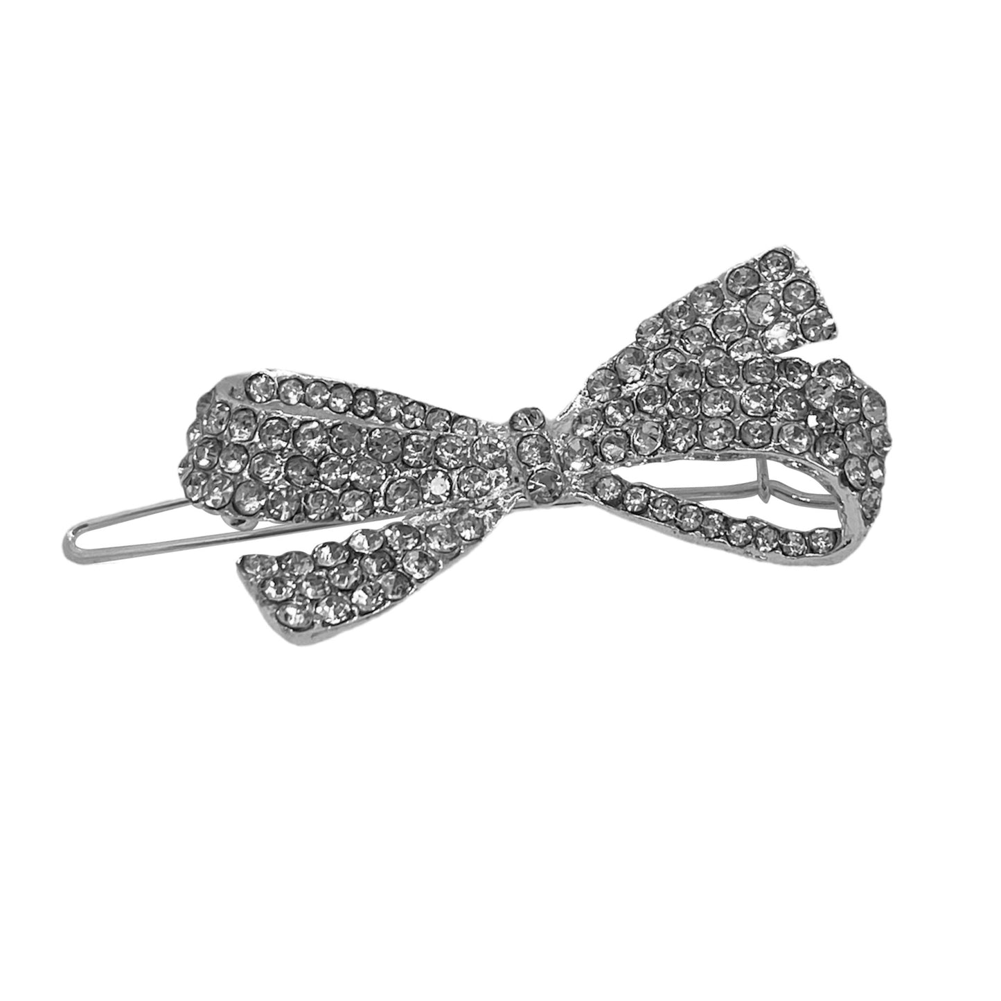 RHINESTONE BOW CLIPS