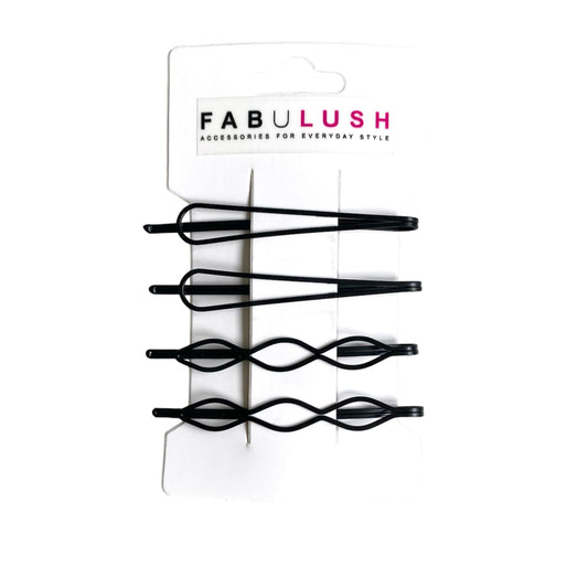 SLIDE HAIR CLIPS 4PK