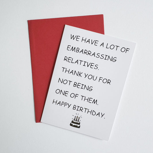 GREETING CARD - HAPPY BIRTHDAY