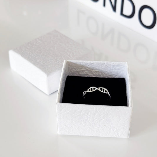 STERLING SILVER DNA RING