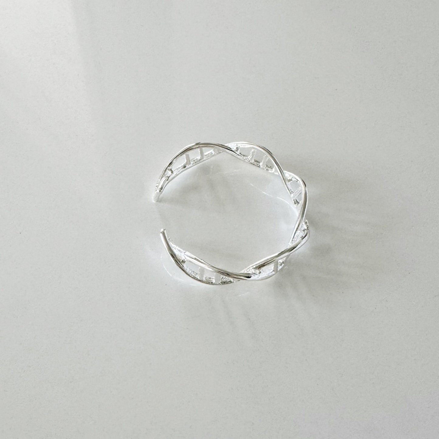 STERLING SILVER DNA RING