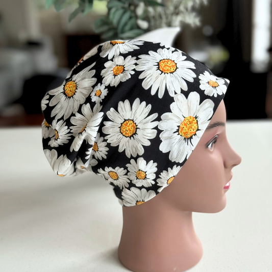 DAISY PRINT CHEMO CAP