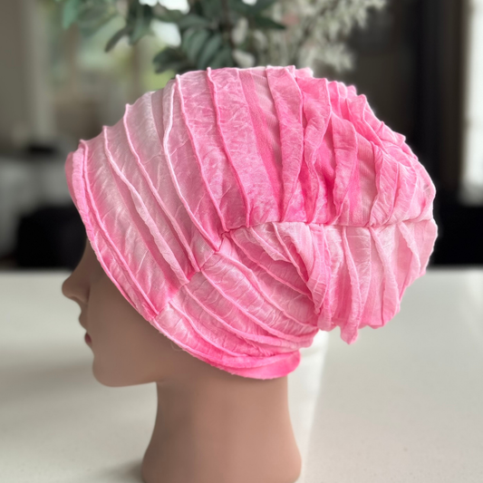 LAYERED FRILL CHEMO CAP