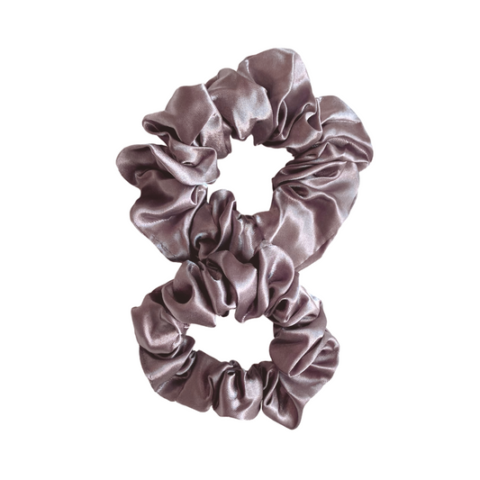 SATIN SCRUNCHIES 2PK