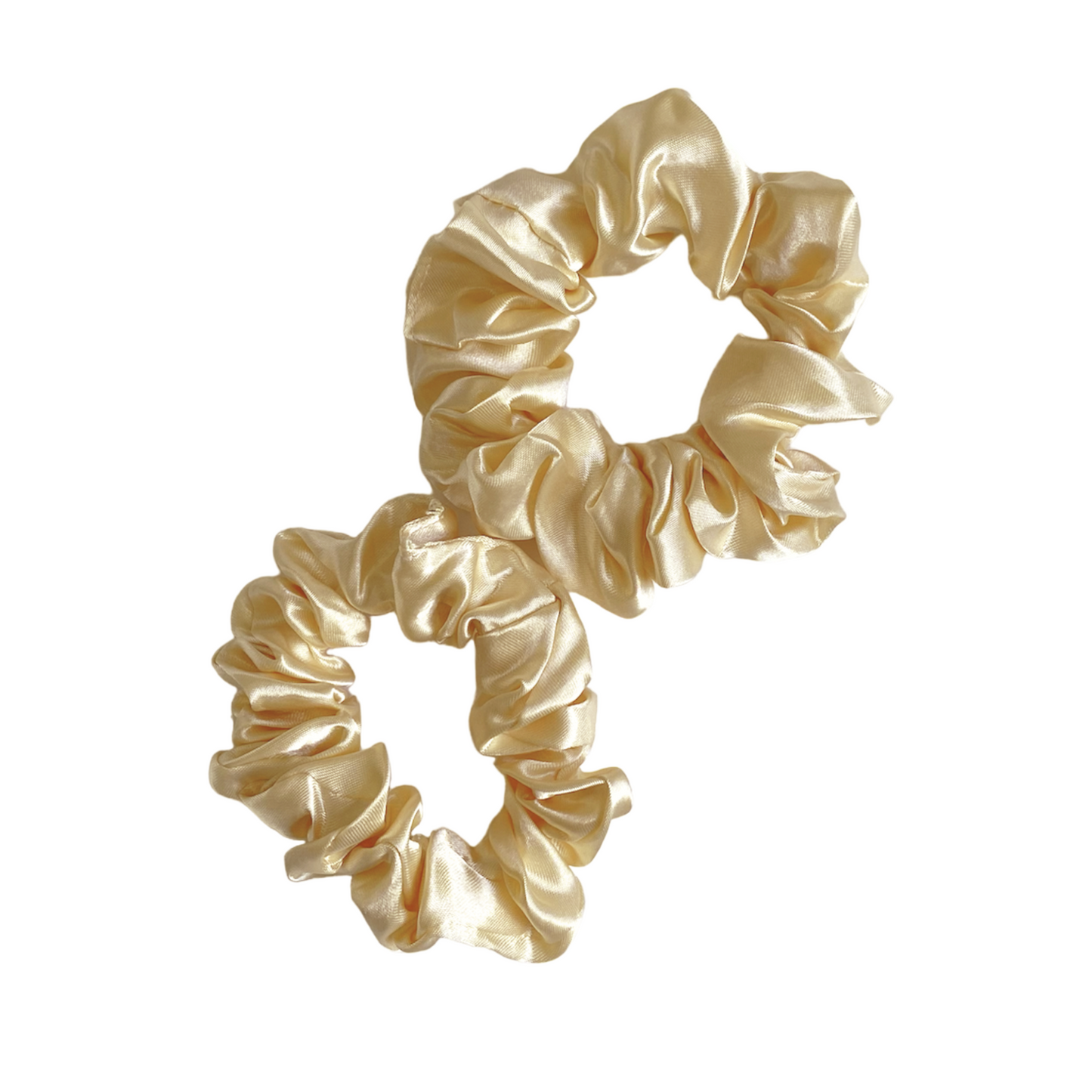 SATIN SCRUNCHIES 2PK