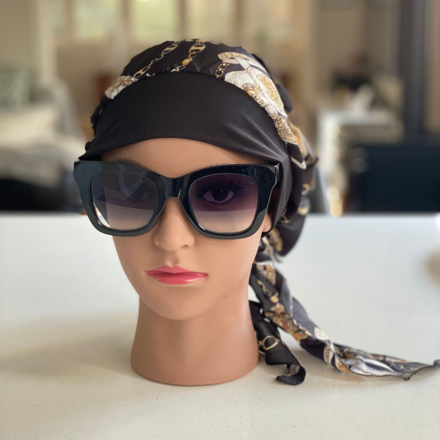 PRINTED SILKY CHEMO CAP