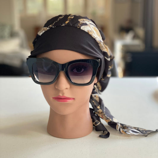 PRINTED SILKY HEAD WRAP