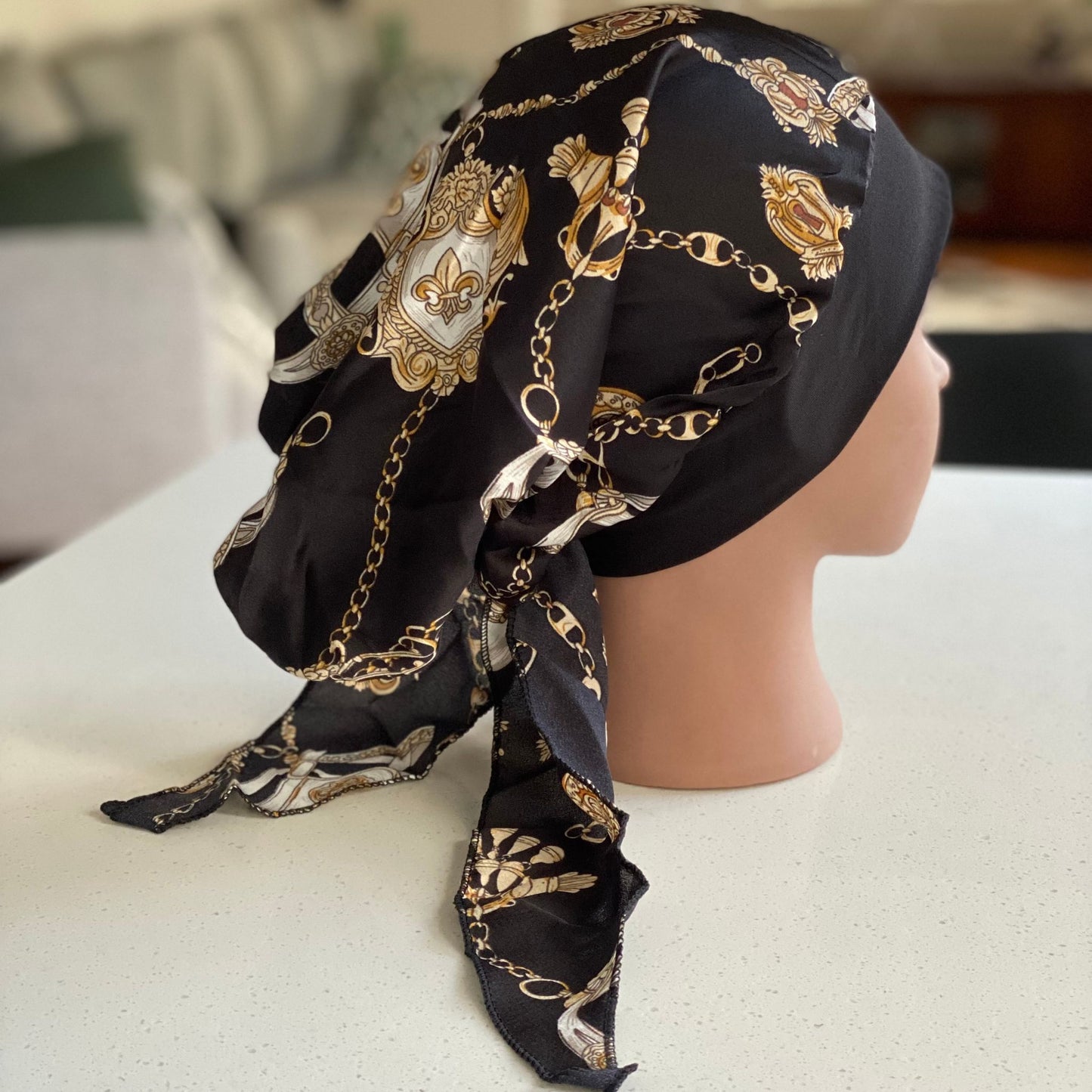 PRINTED SILKY CHEMO CAP