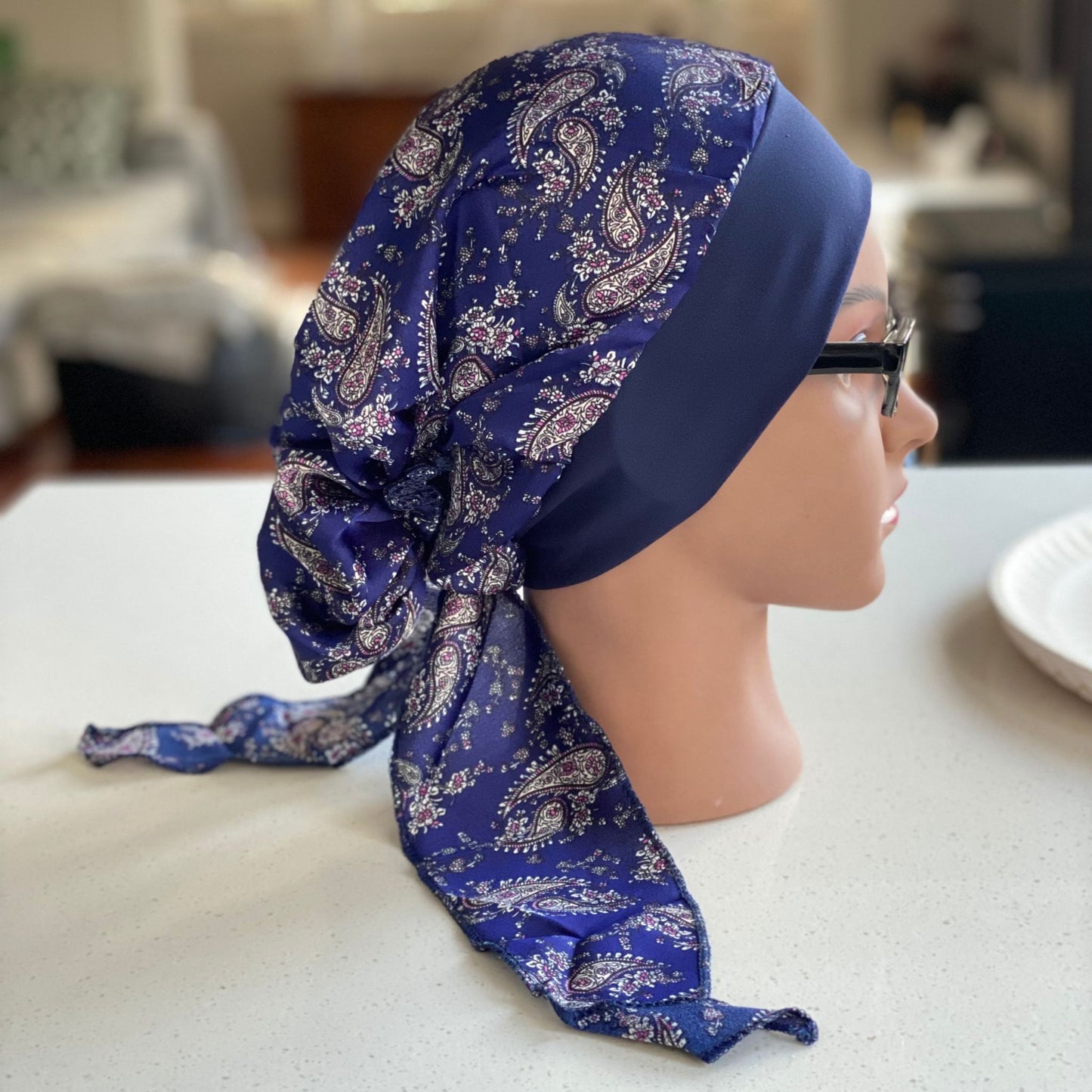 PRINTED SILKY CHEMO CAP