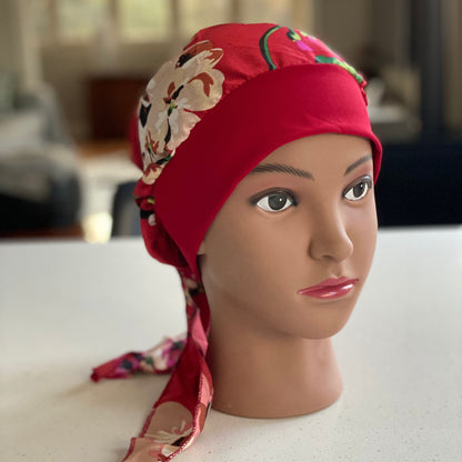 PRINTED SILKY CHEMO CAP