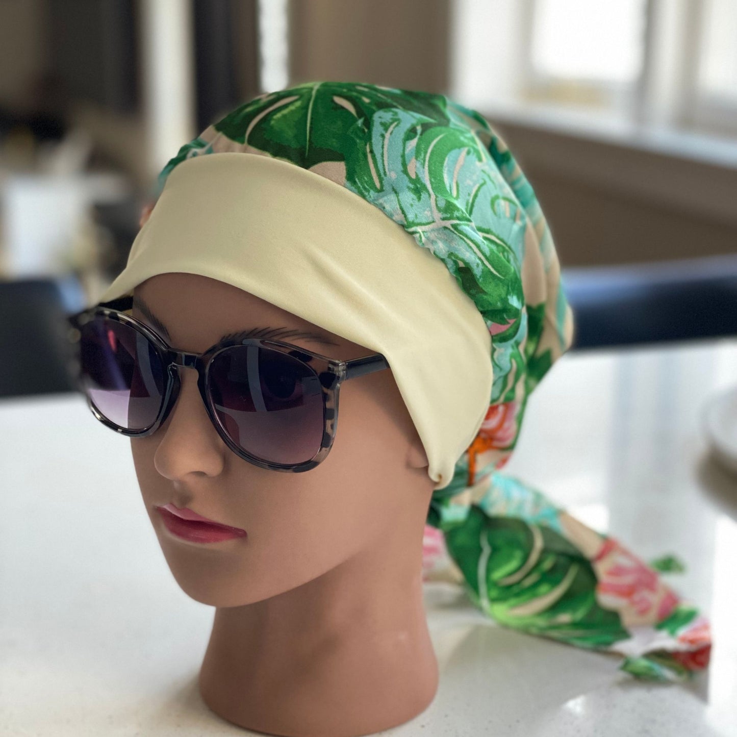 PRINTED SILKY CHEMO CAP