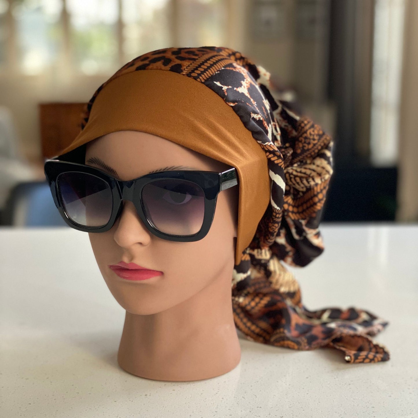 PRINTED SILKY CHEMO CAP