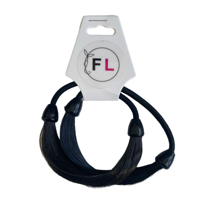 FAUX 'HAIR' TIES 2X