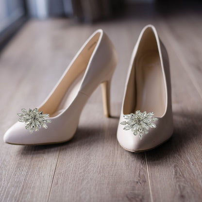 SHOE CLIPS SILVER
