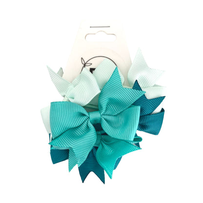 BABY BOW HAIR TIES 6X