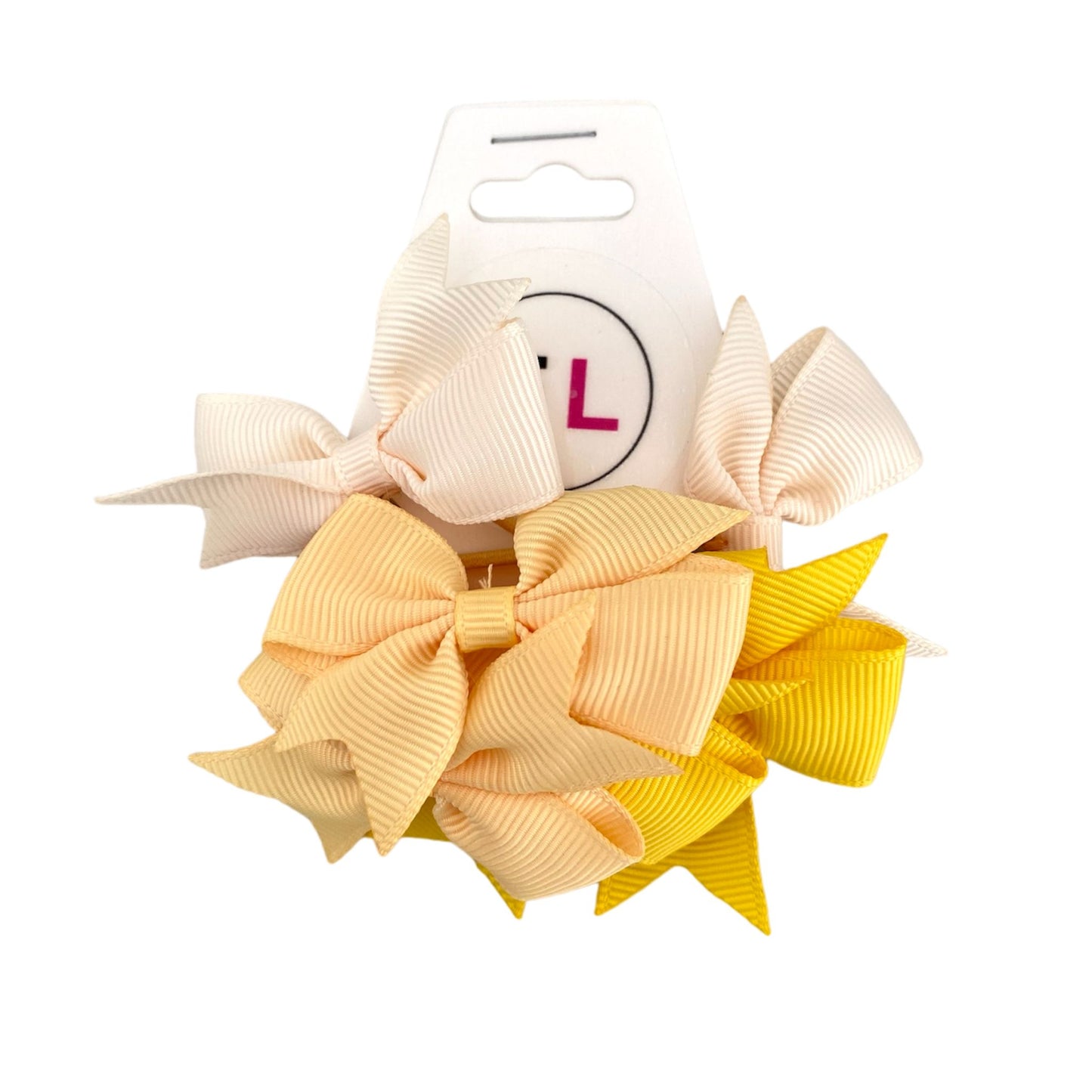 BABY BOW HAIR TIES 6X