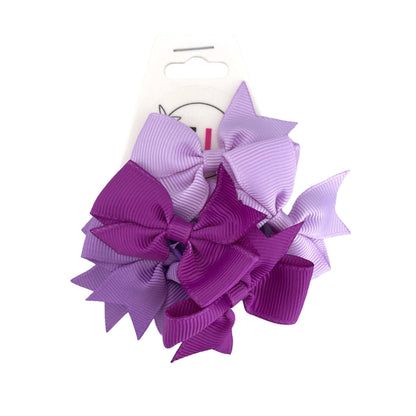 BABY BOW HAIR TIES 6X