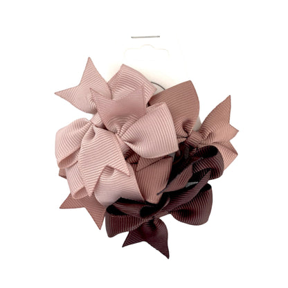 BABY BOW HAIR TIES 6X