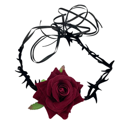 ROSE CHOKER NECKLACE