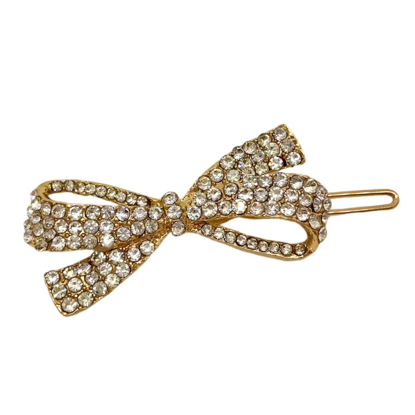 RHINESTONE BOW CLIPS