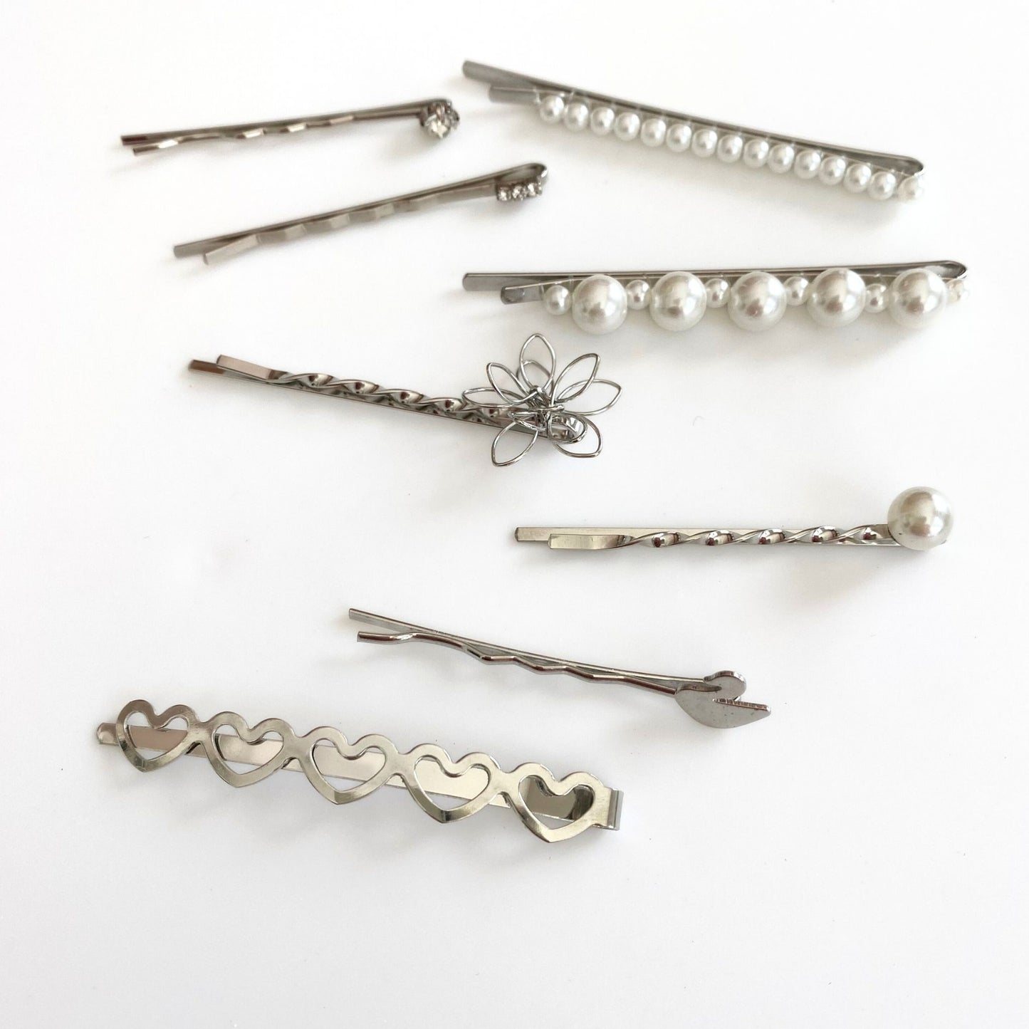 GLAM HAIR CLIPS 8PK