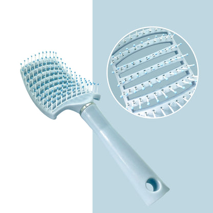 CURVED VENTED DETANGLING HAIRBRUSH