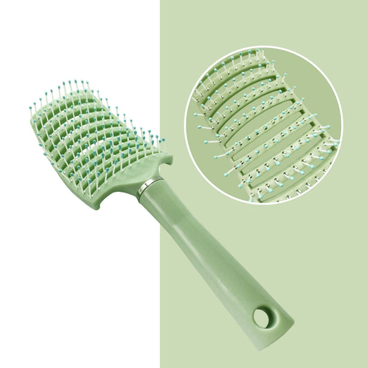 CURVED VENTED DETANGLING HAIRBRUSH