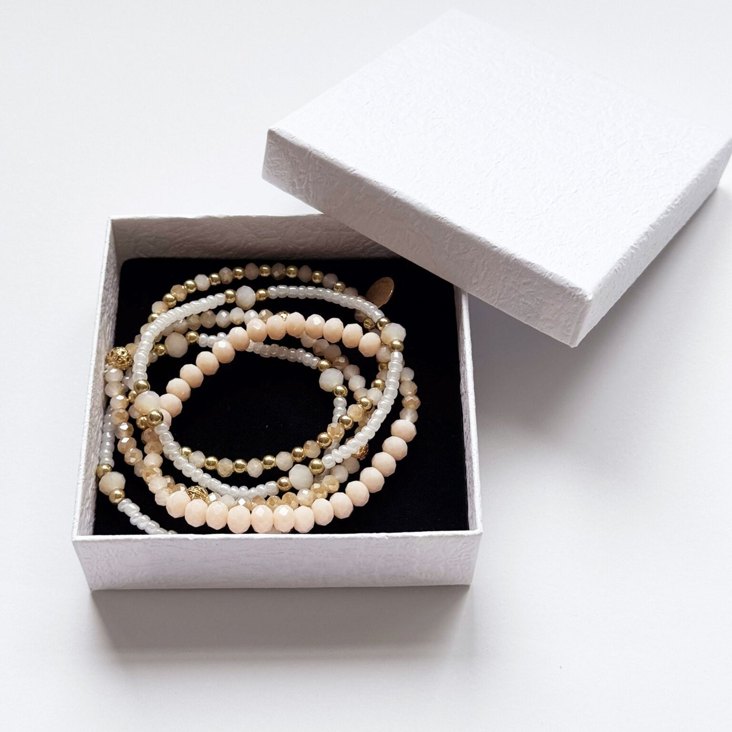 STACKED 5PC BRACELET SET