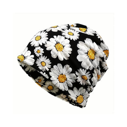 DAISY PRINT CHEMO CAP